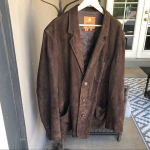 The Territory Ahead men’s suede jacket. Size XL